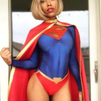 Black girl as super woman awesome