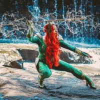 Black girl with nice effects as mera