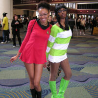 Black women as uhura and robin perfect