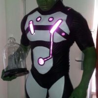 Brainiac cool black guy costume