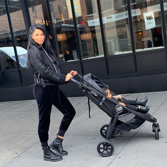 Chanel iman baby stroller