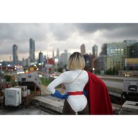 Supergirl Looking At City
