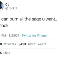 You can burn all the sage you want i will be back meme