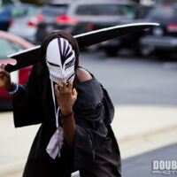 Black guy as ichigo with mask