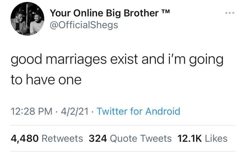 Good marriages exist i am going to have one meme