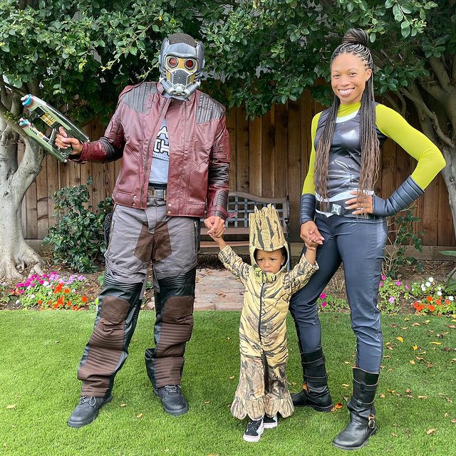 Allyson Felix For Halloween With Family