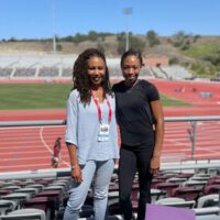 Allyson Felix With Her Mother