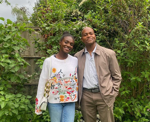 Dina Asher Smith Teenager with her father