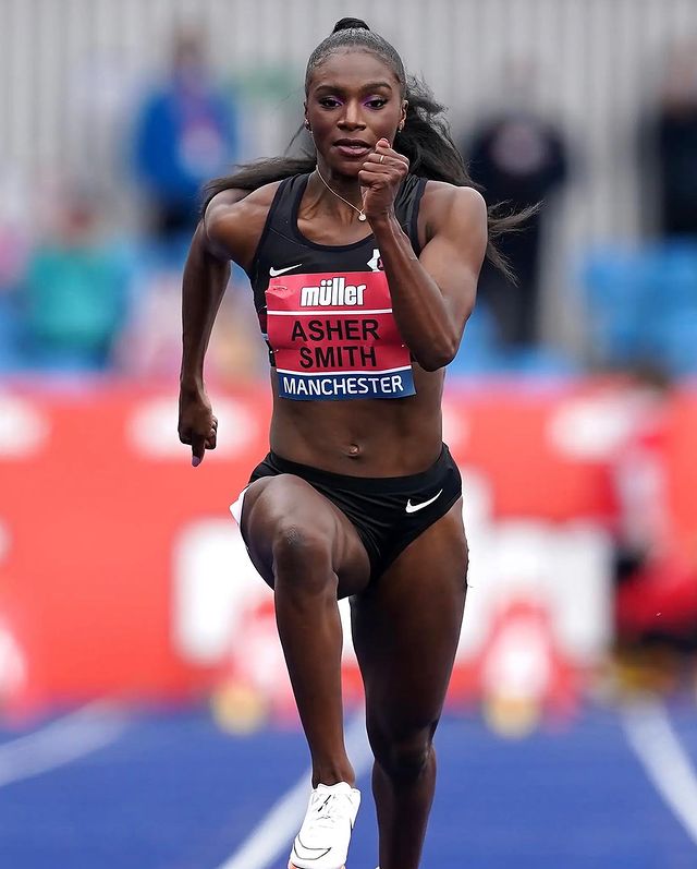 Dina Asher Smith running