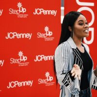 Gabby Douglas at JCPenny