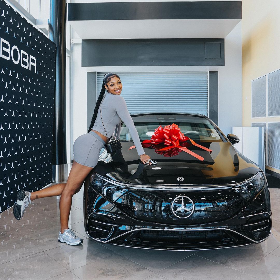 Angel Reese Buys Mercedes Benz Eqs580