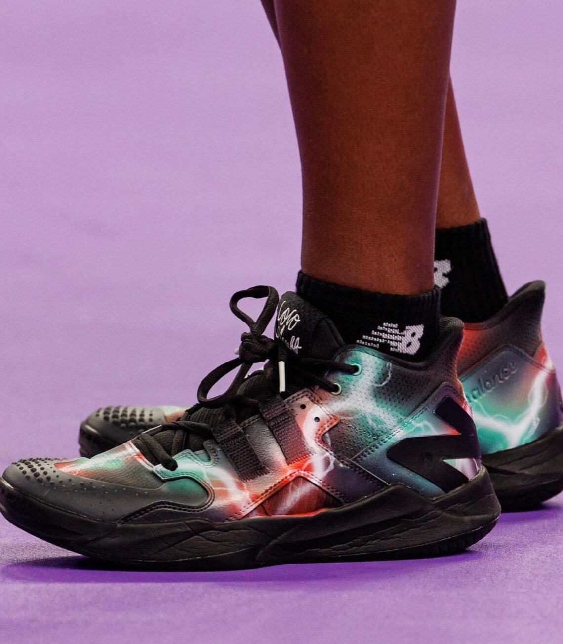 Coco Gauff New Balance Shoes With Electricity