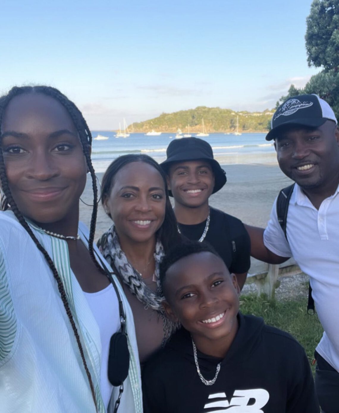 Coco Gauff With Her Family Photo