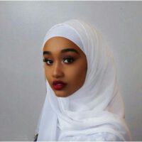 Light Skin Girl Wearing Hijab
