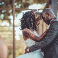 Married Black Couple With Tattoos