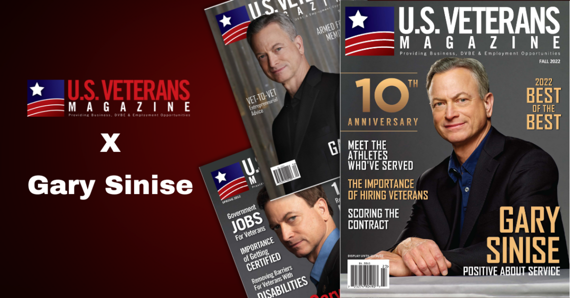 Gary Sinise Endorses U.S. Veterans Magazine: A Testament to Excellence